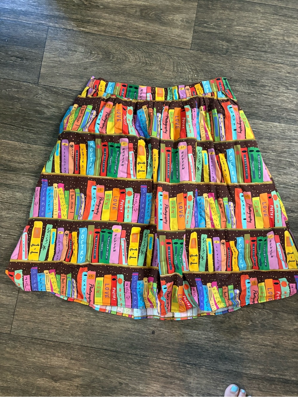ModCloth Literary Flirt Book Library Skirt